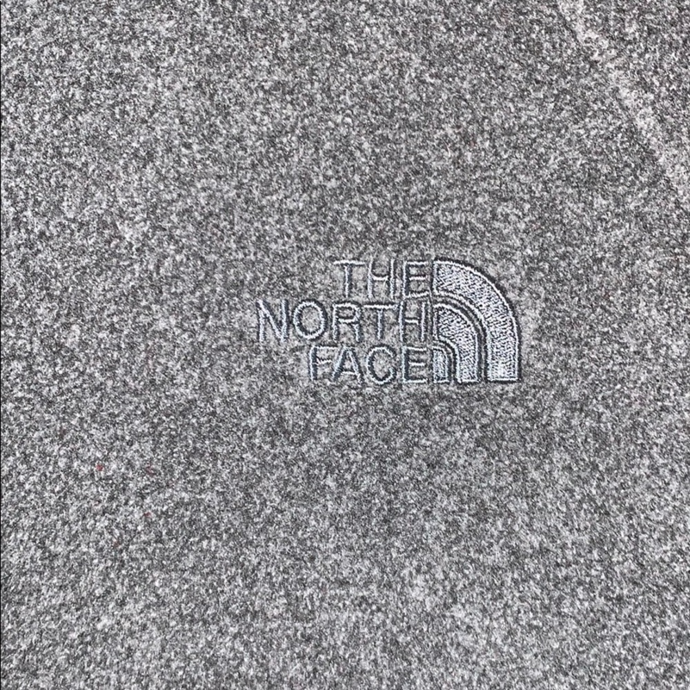 Grey Fleece North Face Jacket
